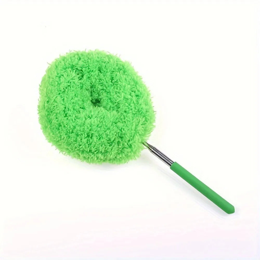 Long Handle Microfiber Ceiling Fan Duster - Reusable, Machine Washable, Easy Clean Brush - Easy to Clean for RV and Home Use