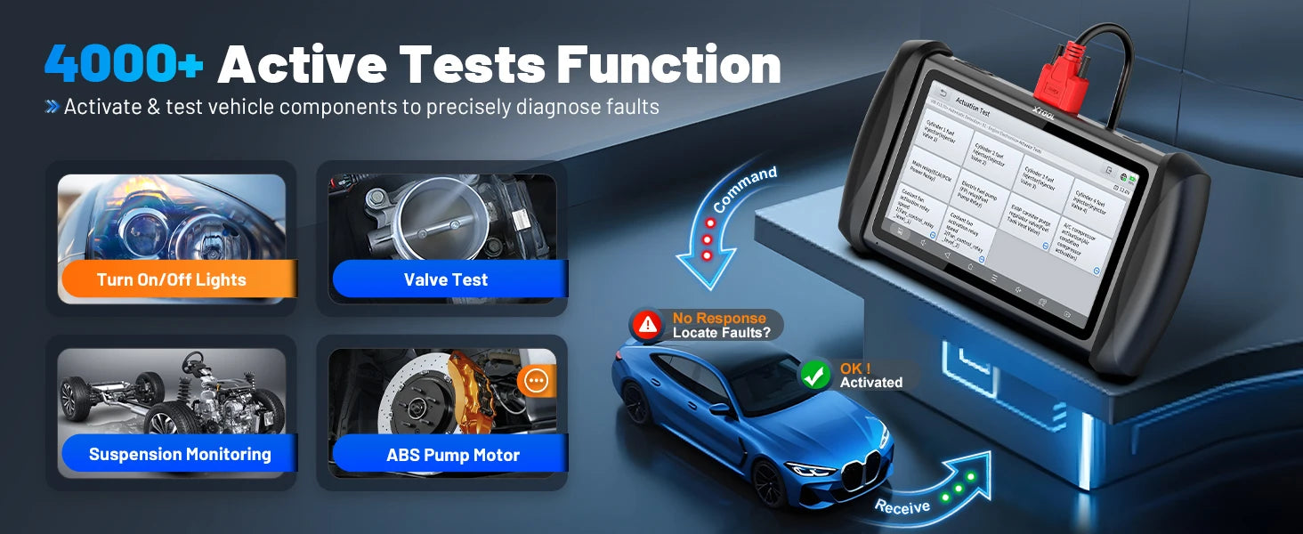 XTOOL InPlus IK618 IMMO Key Programming Tool Car Diagnostic Tools Key Programmer All Key Lost & Add Key With KC100 VS X100 PAD3