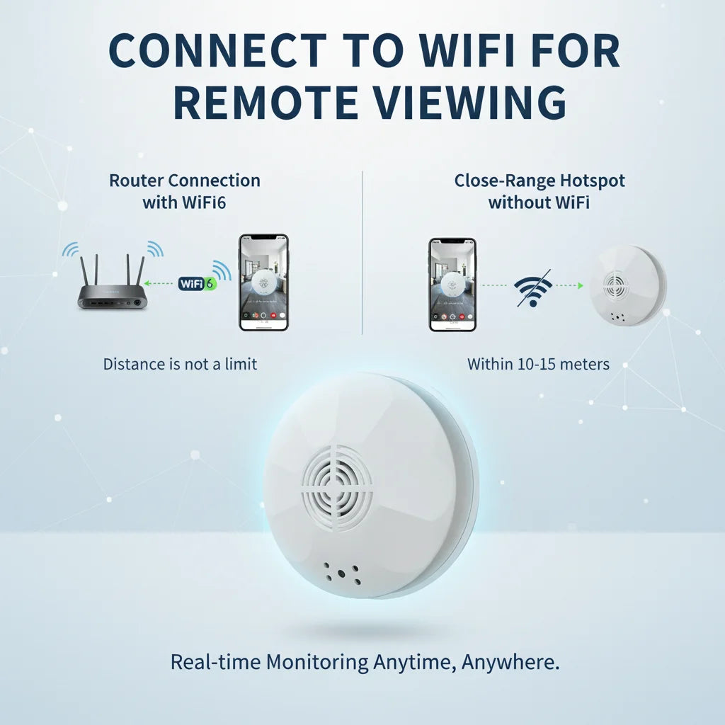 X-S1 Mini Ceiling Security Camera – 1080P HD WiFi with Night Vision, Motion Detection & 256GB Storage for Home & Office