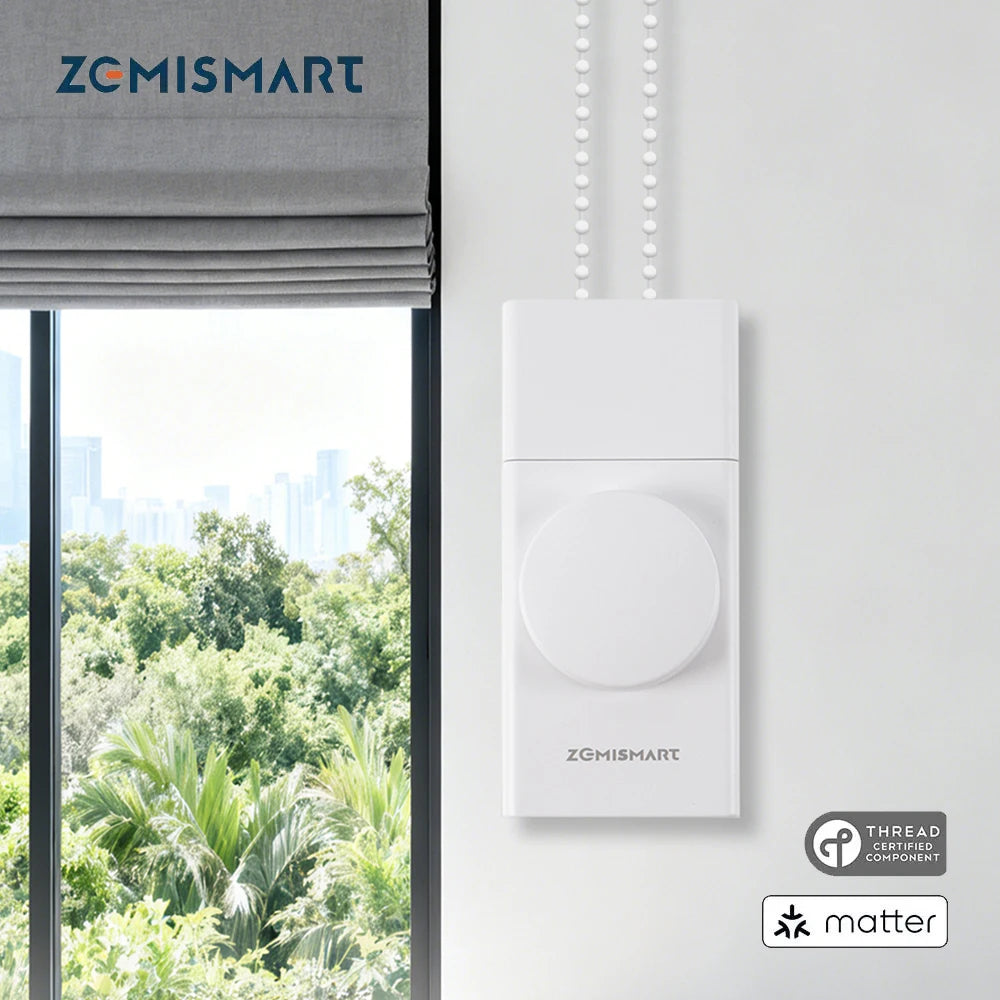 Zemismart Smart Roller Blind Driver | Matter Thread, Works with Alexa, HomeKit, Google Home & SmartThings