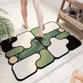 Special-shaped Bathroom Diatom Mud Floor Mat Household Absorbent Mat Bathtub Side Anti-slip Mat Toilet Door Mat Entrance Mat