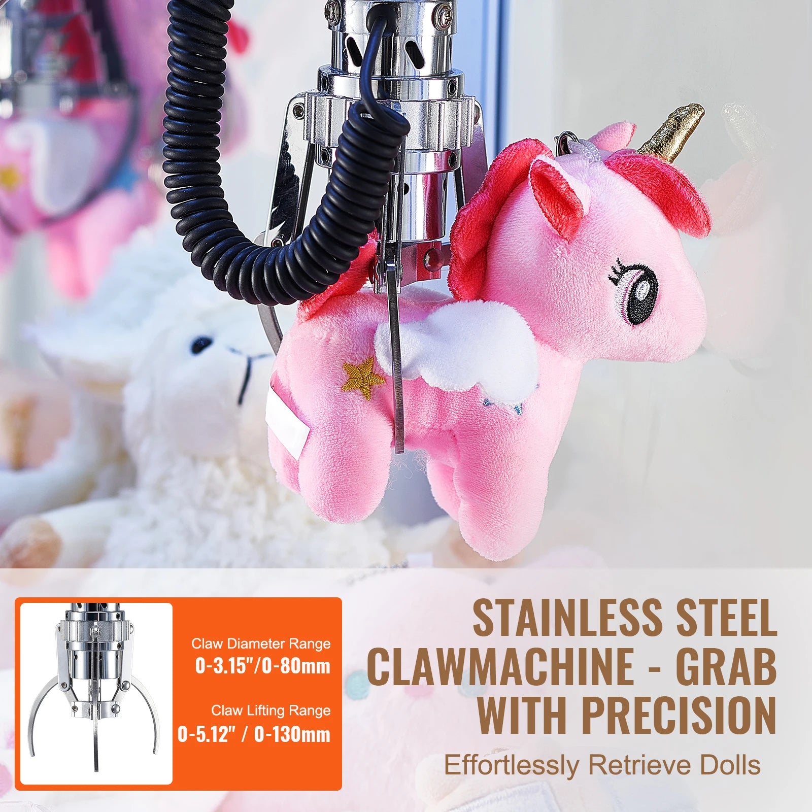 SucceBuy Claw Machine | Commercial Arcade Crane Prize Grabber | Coin-Operated