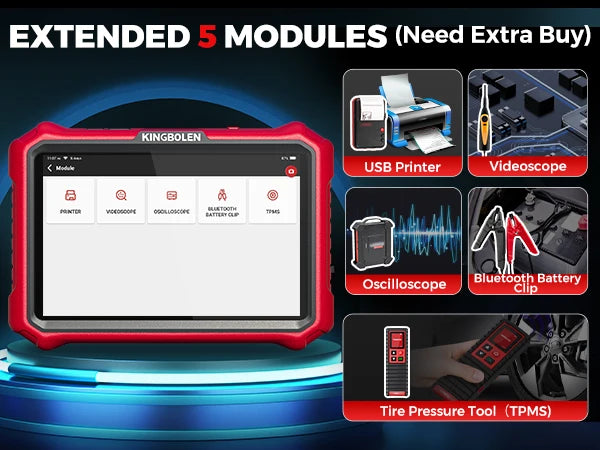 【Lifetime Free Update】Newest KINGBOLEN K8 PRO Advanced Car diagnostic Tools ECU Coding Bi-directional Test CAN FD DOIP 34 Reset