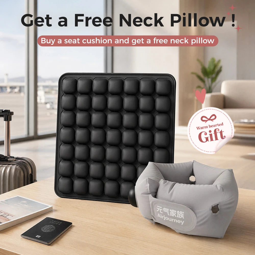 49-Cell Air Seat Cushion – Breathable Knitted Ergonomic Cushion for Office, Home & Outdoor Use