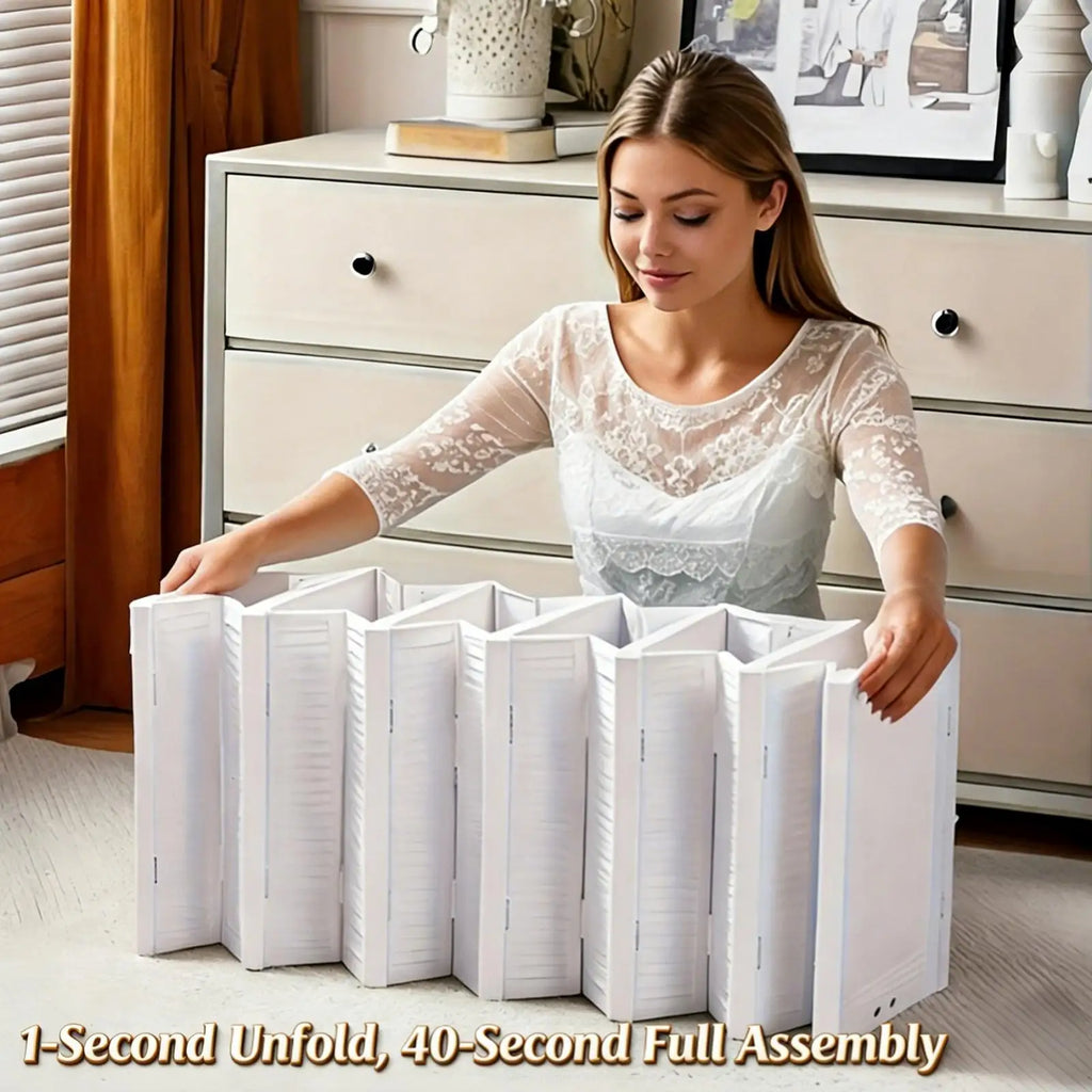 Foldable Clear Shoe Storage Box – Stackable 1–6 Layer Dustproof Organiser for Closet, Dorm & Apartment