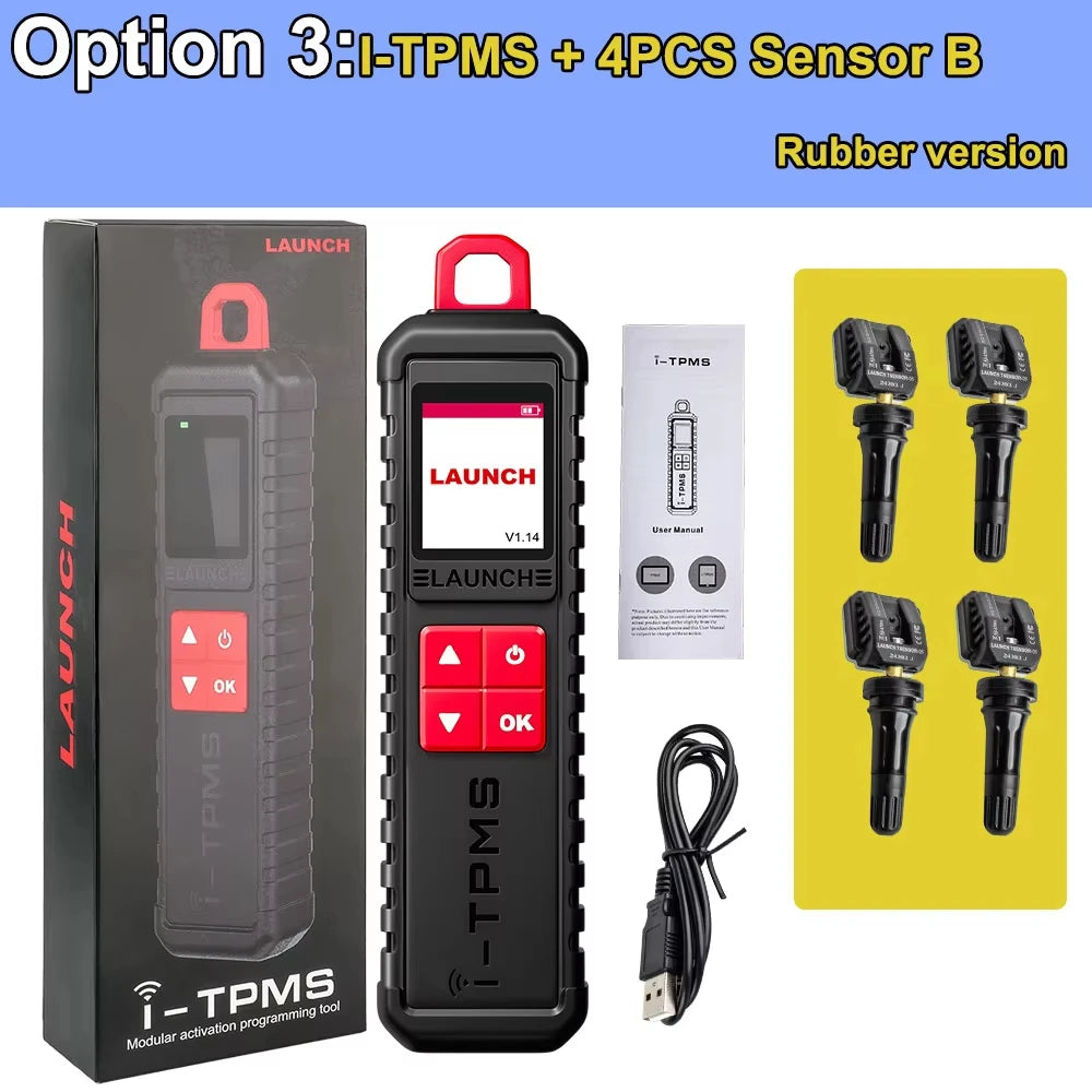 2026New LAUNCH X431 I-TPMS Car Tire Pressure Diagnostic Tool Activate/Programming/Relearn 315/433Mhz Sensor for X431 pk TSGUN
