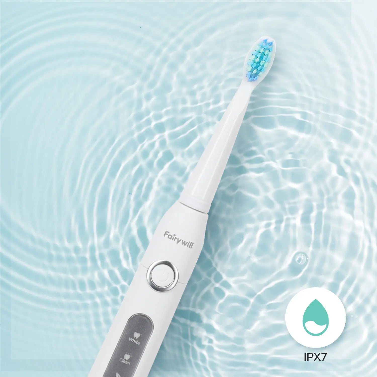 Fairywill Electric Sonic Toothbrush USB Charge FW-507 Rechargeable Waterproof Electronic Tooth Brushes Replacement Heads Adult