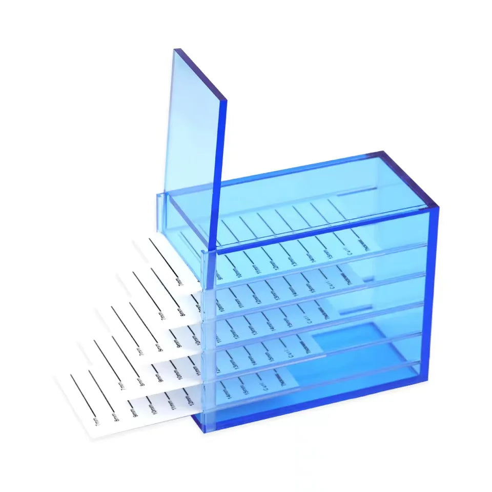 False Eyelash Storage Box 5 Layers Acrylic Pallet Lash Holder Pallet Individual Eyelash Extension Glue Display Stand Makeup 2029