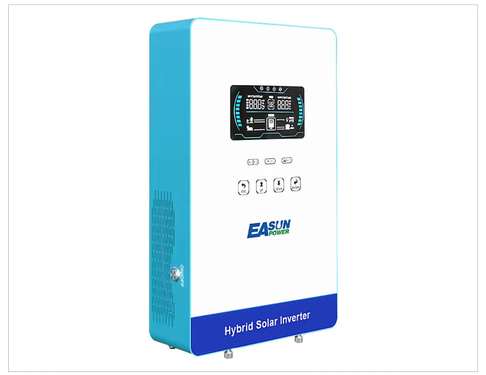 EASUN POWER 120V/220V 12KW hybrid solar inverter 48V photovoltaic split inverter with built-in 200A parallel solar charging con