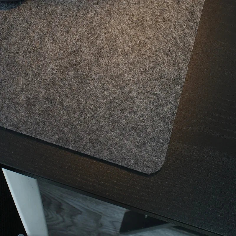 XXL Wool Felt Desk Mat — Non-Slip Gaming & Home Office Mouse Pad
