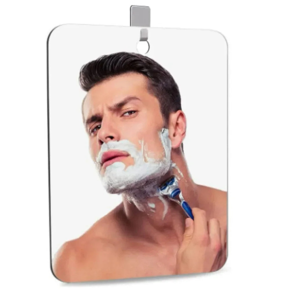 Magnifying Shower Mirror with Suction Cup — Fog-Free Acrylic, 6", Shaving & Makeup
