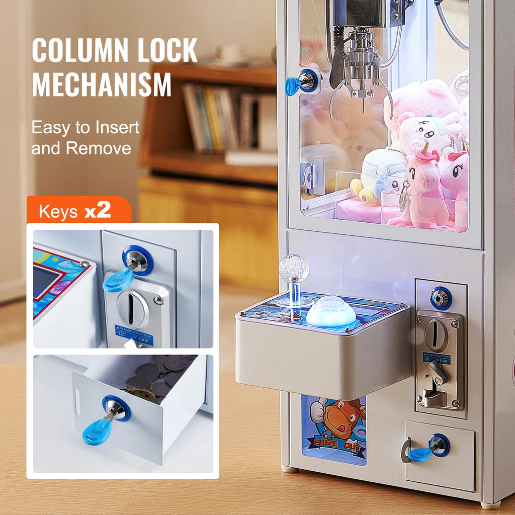 SucceBuy Claw Machine | Commercial Arcade Crane Prize Grabber | Coin-Operated