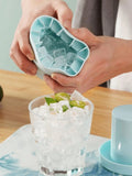 1pc/2pcs/3pcs Plastic Ice Cube Trays, Simple Bucket-Shaped Ice Maker Mold With Lid, Suitable For Kitchen
