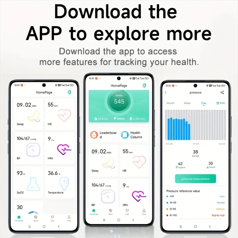 Smart Ring TK5 — Sleep Tracking, Pedometer & Calorie Counter