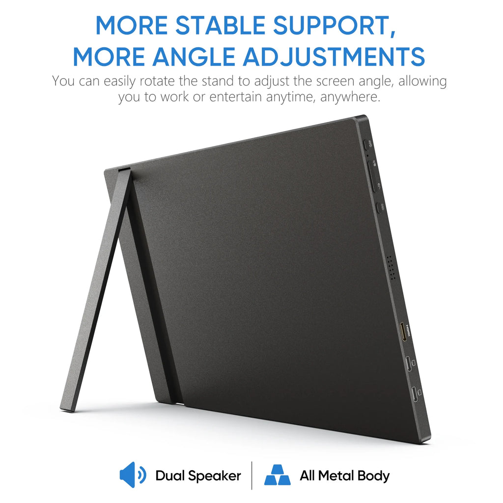 ARZOPA 16.1 Inches Portable Gaming Monitor 144Hz 100% SRGB 1080P FHD IPS Screen Second Screen for Switch, Xbox, PS5, Laptop, Mac