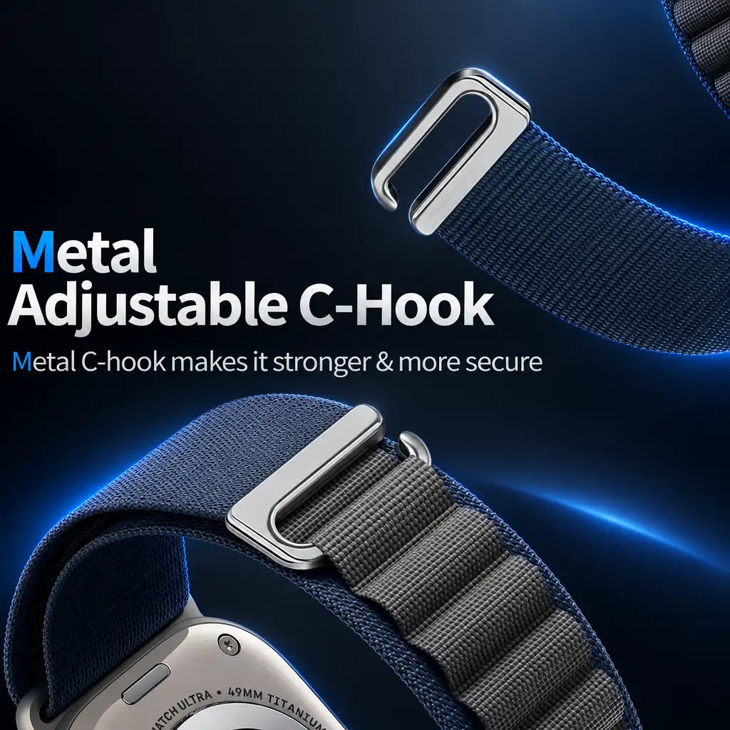 Alpine Loop Nylon Apple Watch Band - BaseMaxCore