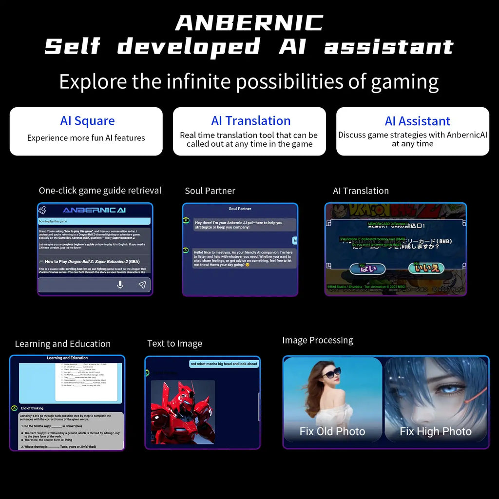Anbernic RG Slide Retro Handheld Game Console - BaseMaxCore