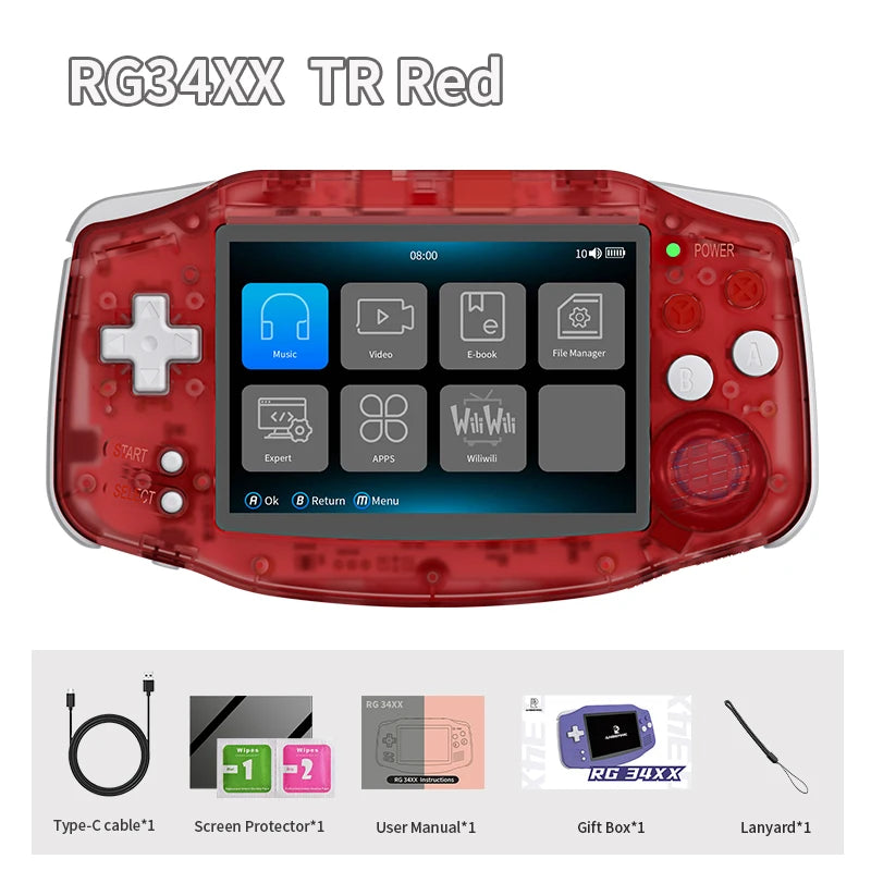 ANBERNIC RG34XX Retro Handheld Game Console - BaseMaxCore