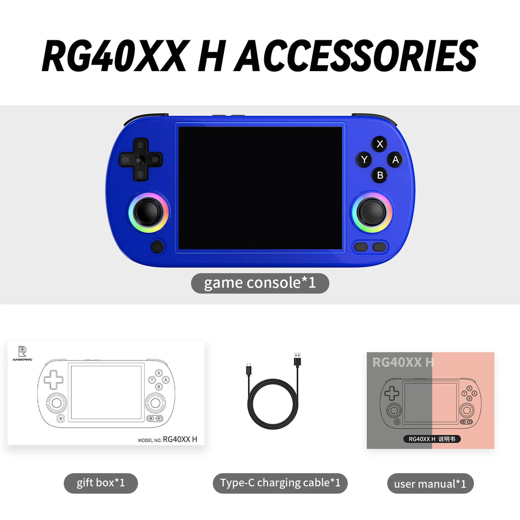 ANBERNIC RG40XX H Retro Handheld Game Console - BaseMaxCore