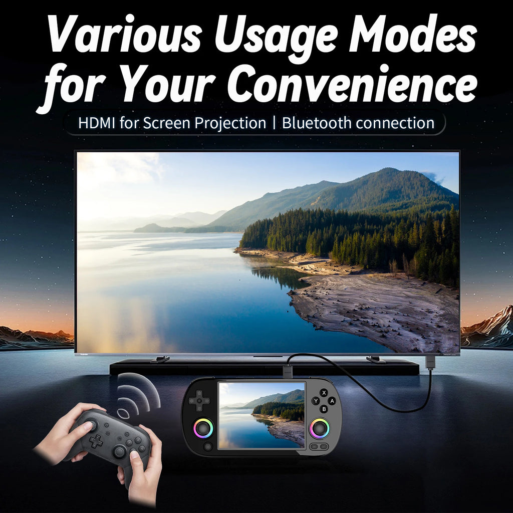 ANBERNIC RG40XX H Retro Handheld Game Console - BaseMaxCore