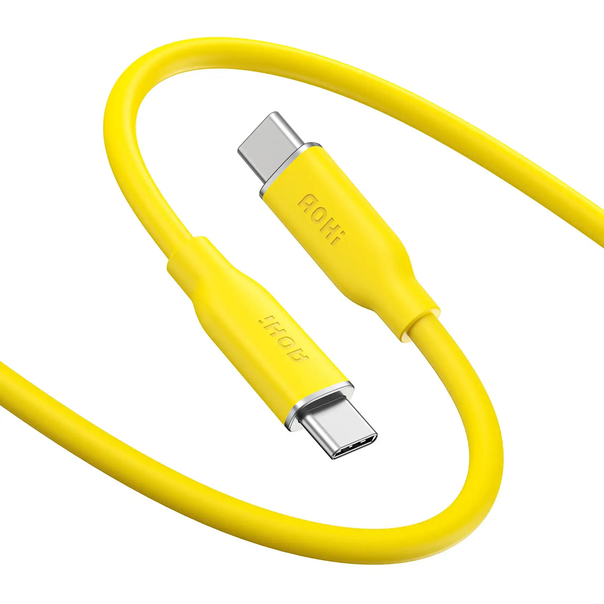 AOHI 140W USB-C to USB-C Fast Charging Silicone Cable 3.3ft - BaseMaxCore