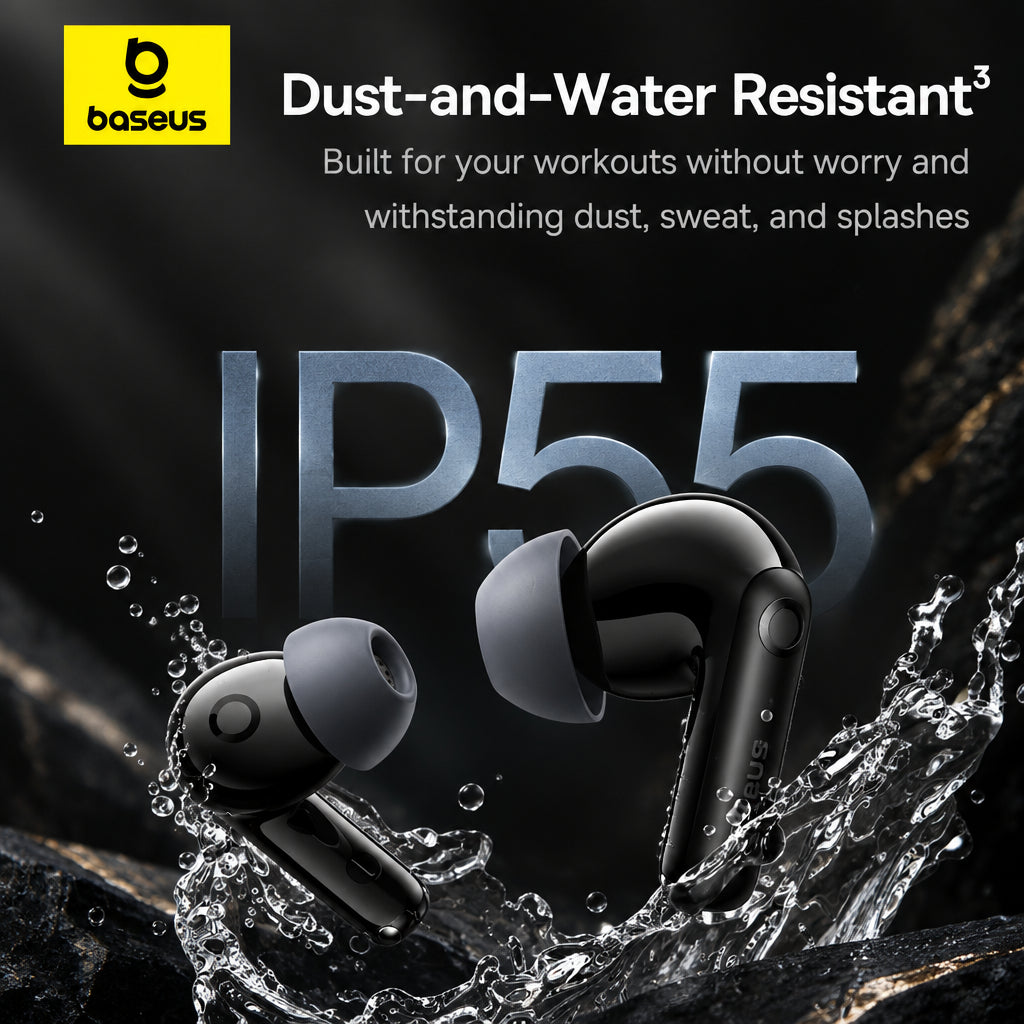 Baseus Bass BP1 Pro Noise-Cancelling Earbuds - BaseMaxCore