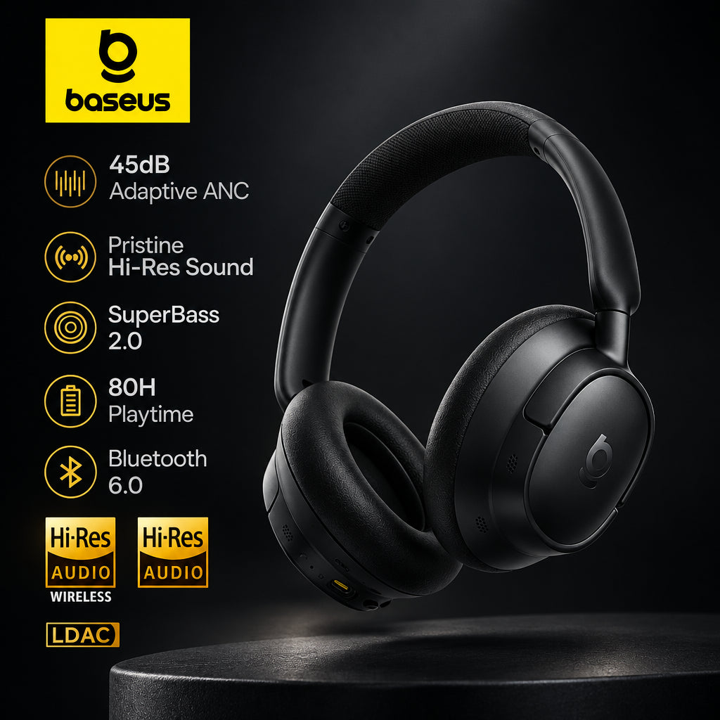 Baseus BH1 ANC Wireless Headphones - BaseMaxCore