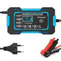 Car Battery Charger with LCD & Pulse Repair - BaseMaxCore