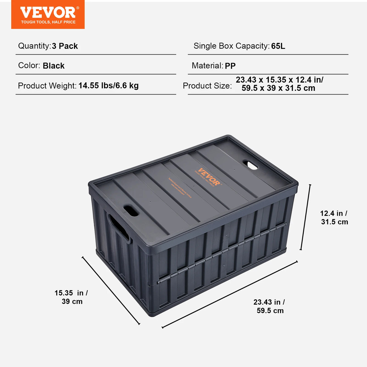 SucceBuy Collapsible Storage Bins with Lids - BaseMaxCore