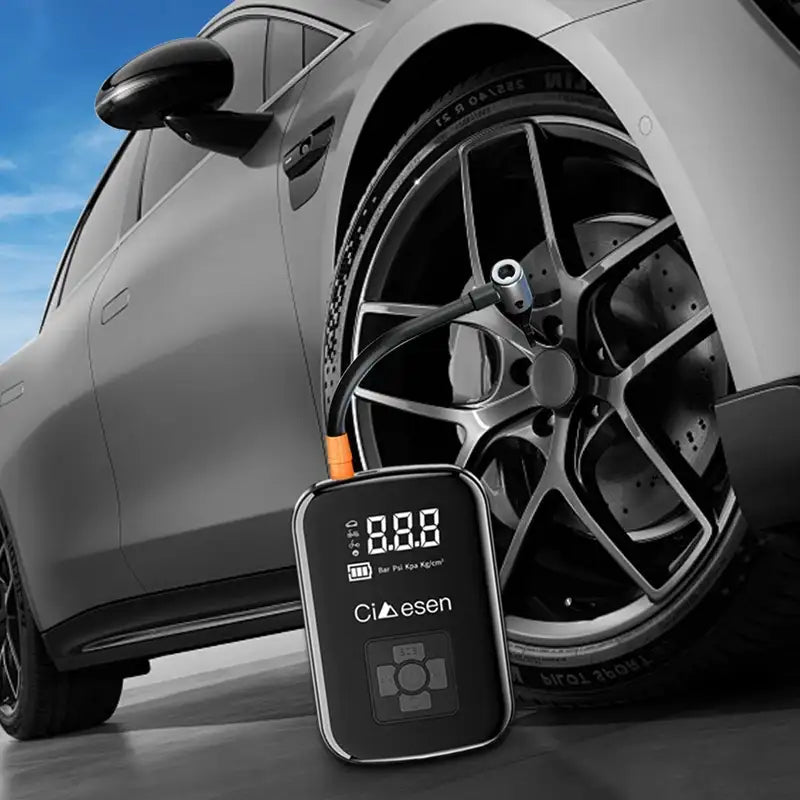 Cordless Tire Inflator – 150 PSI Portable Air Compressor - BaseMaxCore