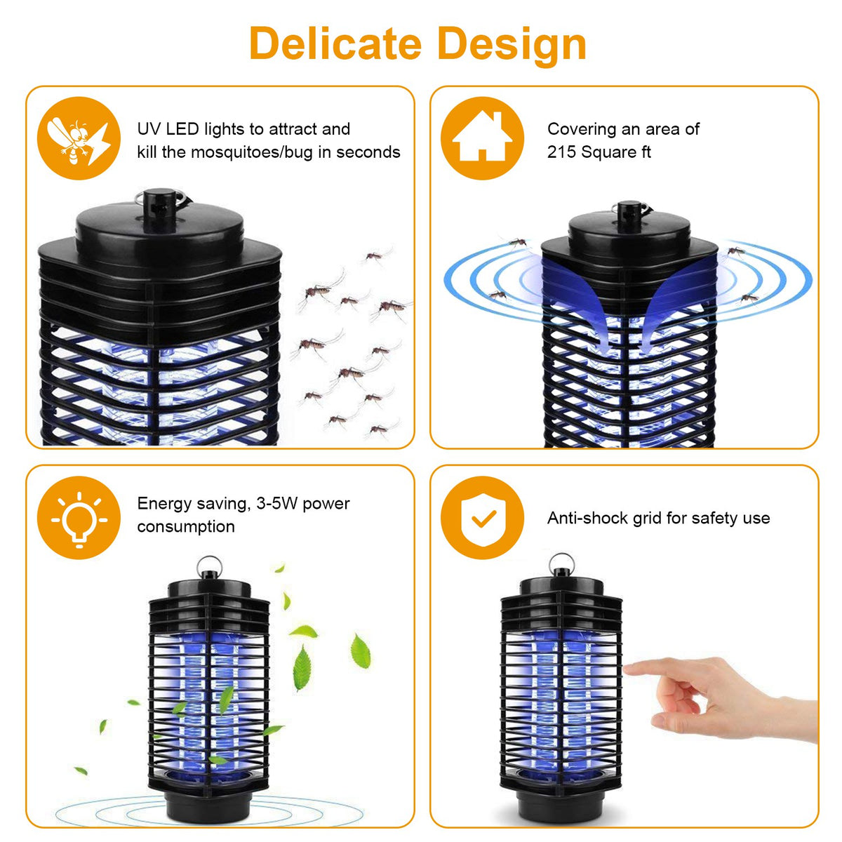 Electric UV Bug Zapper - BaseMaxCore