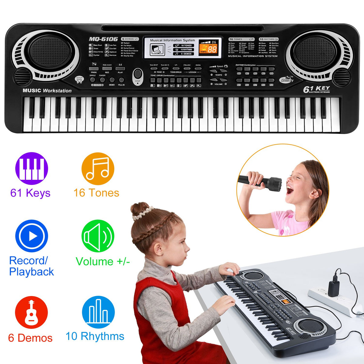 Electronic Keyboard Piano for Beginners - BaseMaxCore