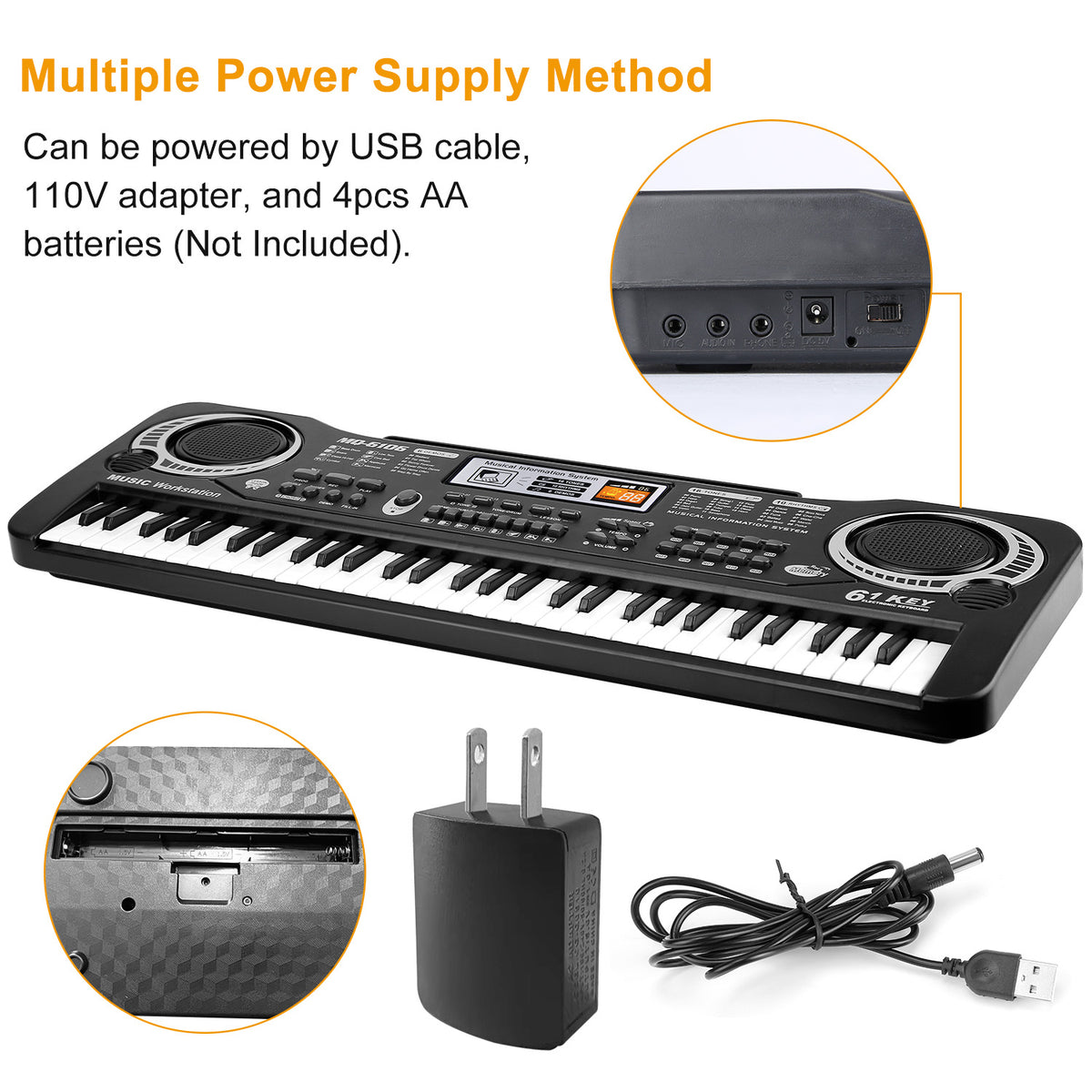 Electronic Keyboard Piano for Beginners - BaseMaxCore