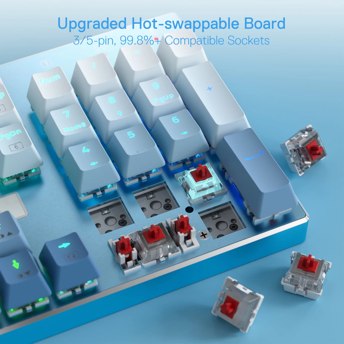 Redragon K556 SE RGB Hot-Swap Mechanical Keyboard - BaseMaxCore