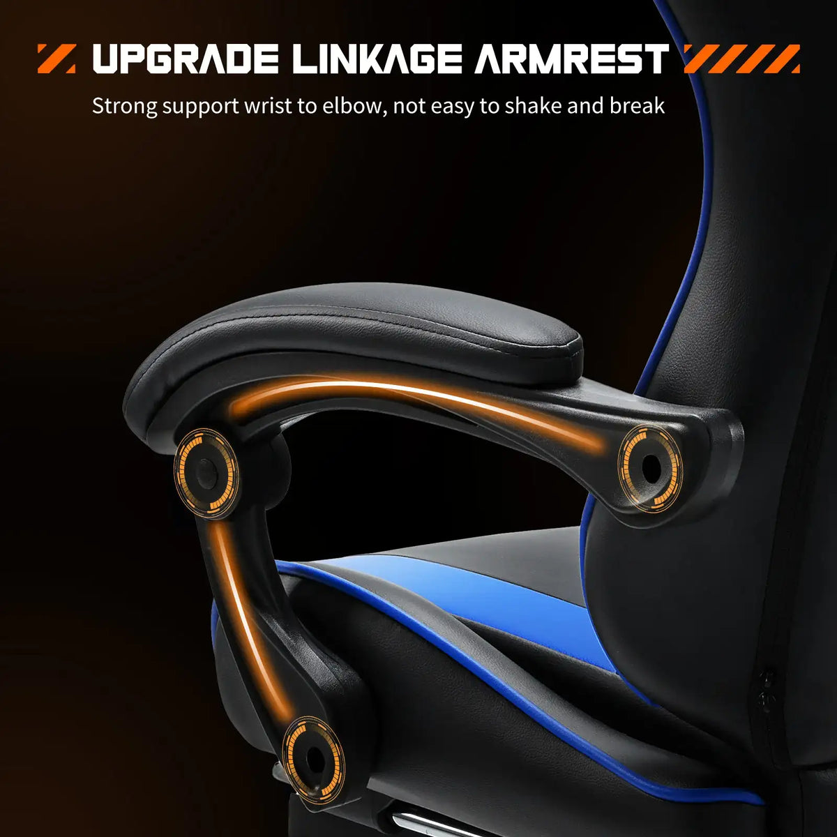 Ergonomic Racing Gaming Chair with Lumbar Support - BaseMaxCore
