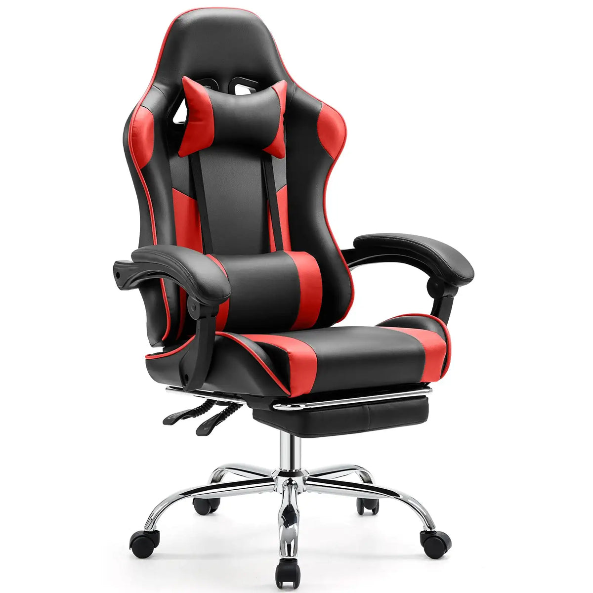Ergonomic Racing Gaming Chair with Lumbar Support - BaseMaxCore