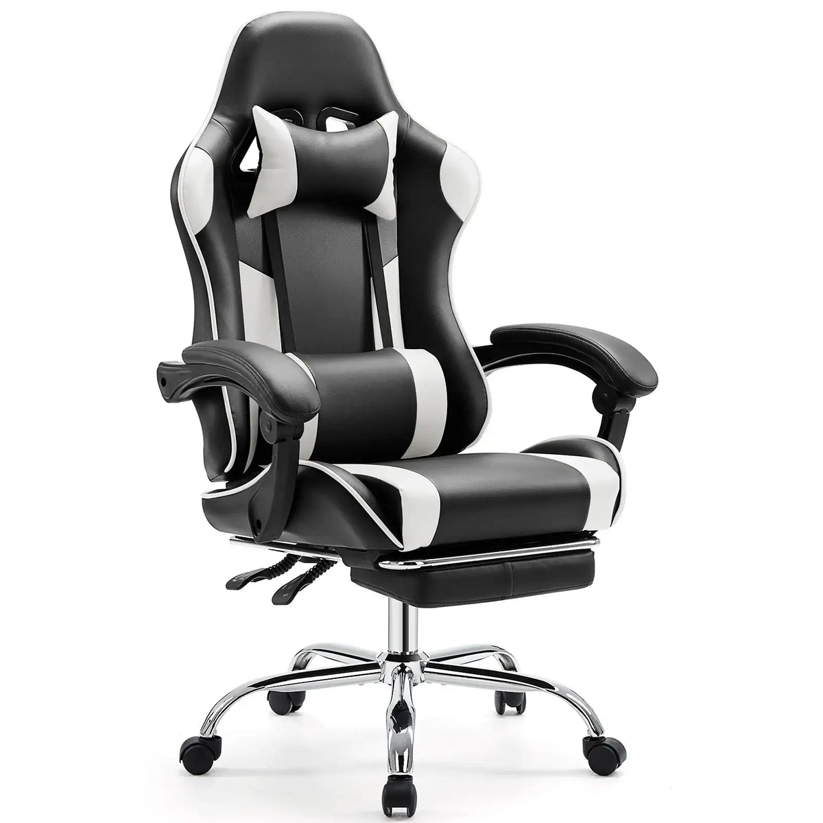 Ergonomic Racing Gaming Chair with Lumbar Support - BaseMaxCore