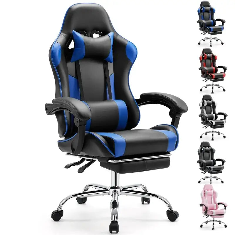 Ergonomic Racing Gaming Chair with Lumbar Support - BaseMaxCore