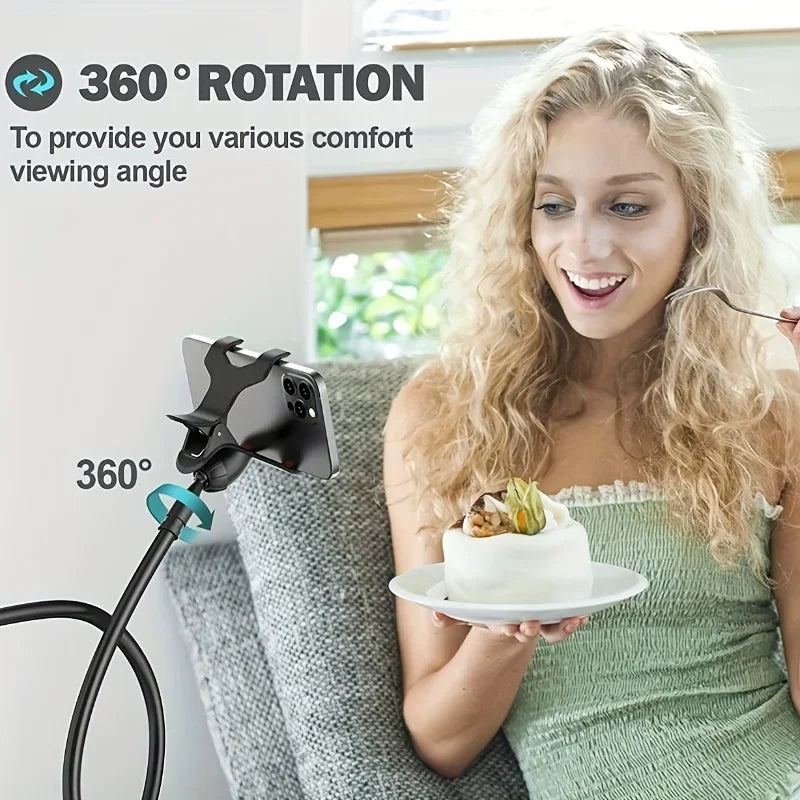 Flexible Gooseneck Long Arm Phone Holder - BaseMaxCore