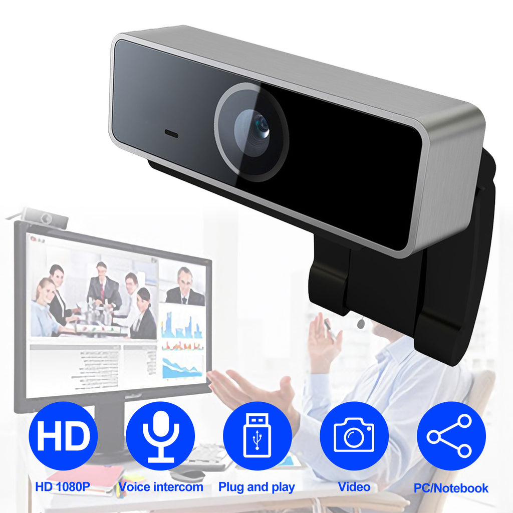 Full HD USB Webcam with Microphone - BaseMaxCore