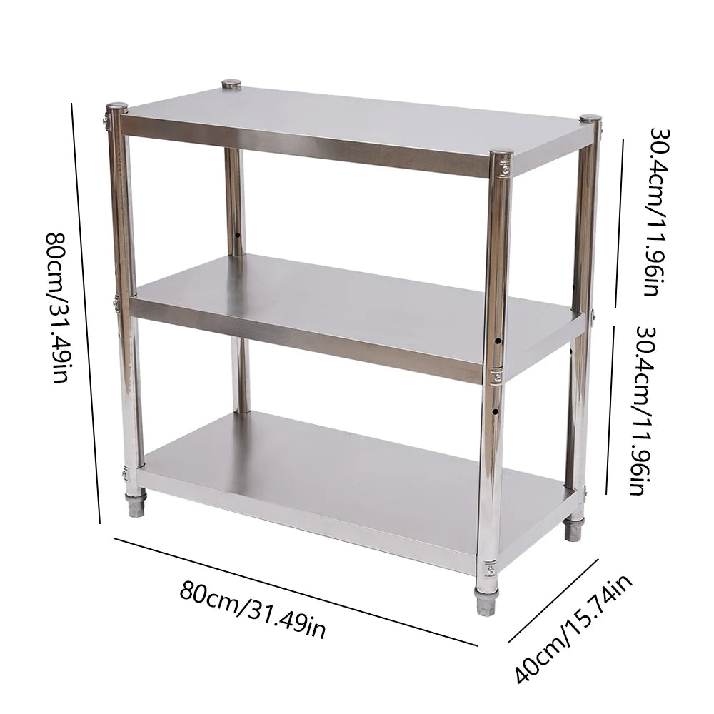 Heavy Duty Stainless Steel Storage Shelving - BaseMaxCore