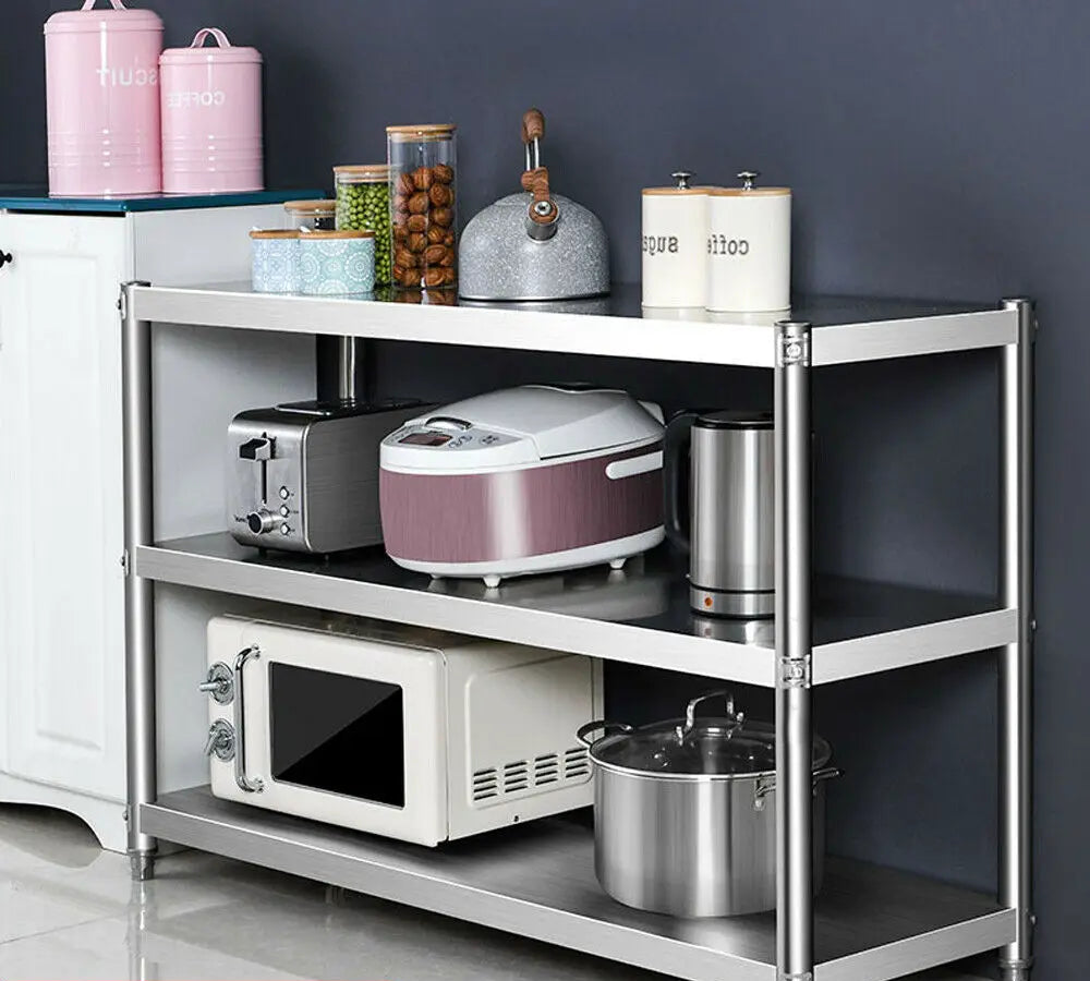 Heavy Duty Stainless Steel Storage Shelving - BaseMaxCore