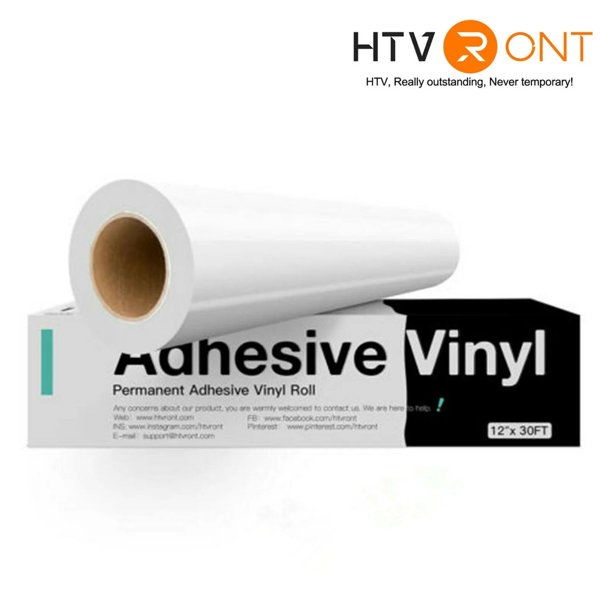 HTVRONT Permanent Adhesive Vinyl Roll - BaseMaxCore