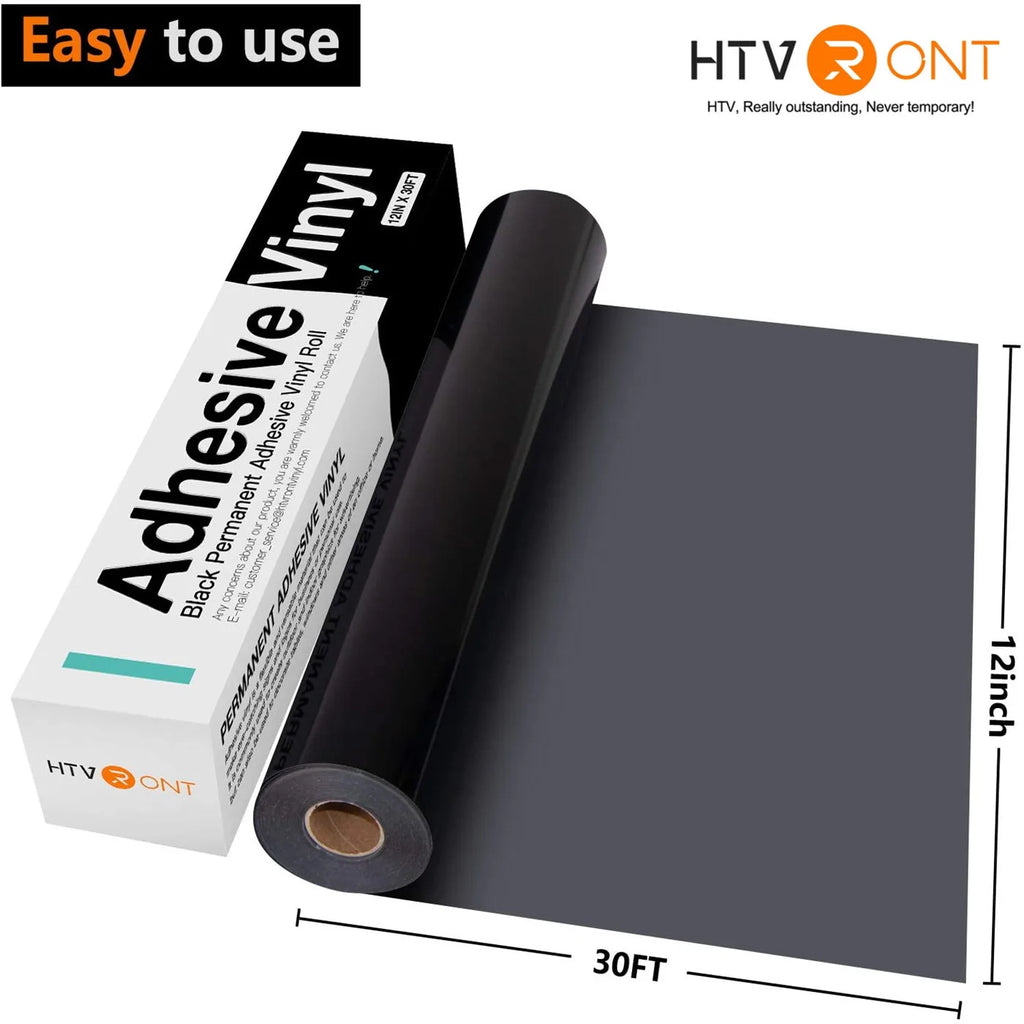 HTVRONT Permanent Adhesive Vinyl Roll - BaseMaxCore
