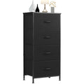 JHK 4-Drawer Fabric Dresser with Steel Frame - BaseMaxCore