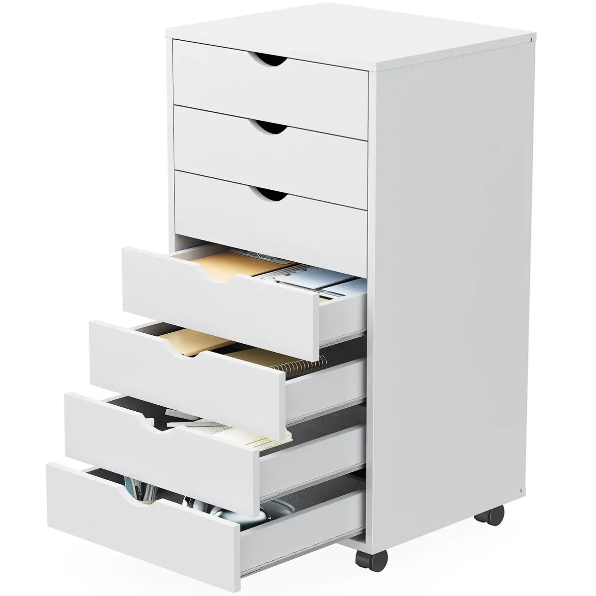 JHK 7-Drawer Rolling Storage Cabinet with Wheels - BaseMaxCore