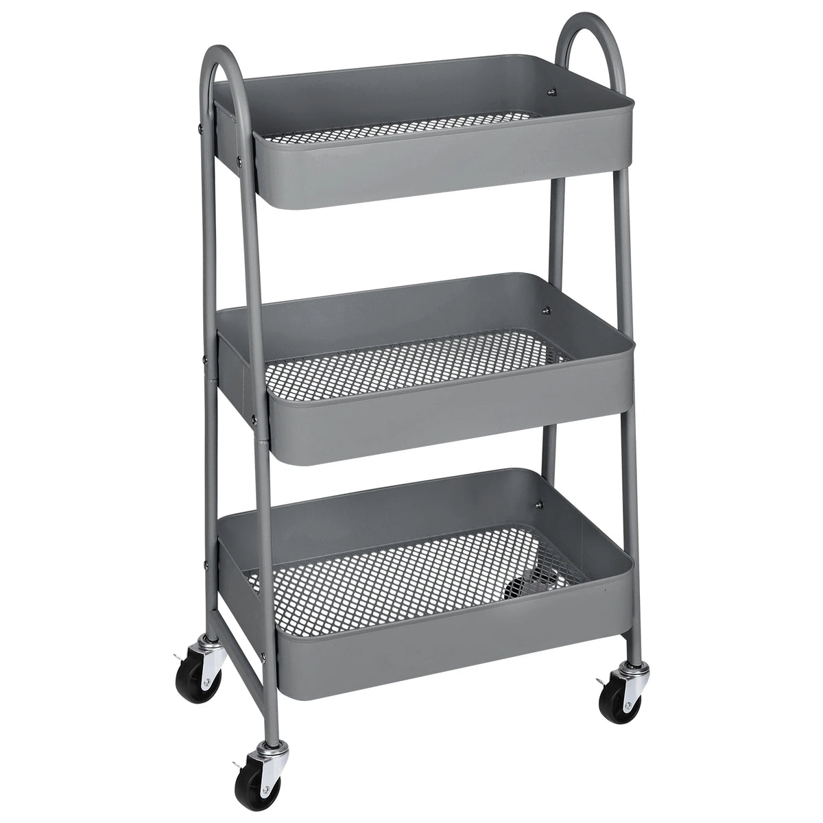 JHK Metal Rolling Storage Cart - BaseMaxCore