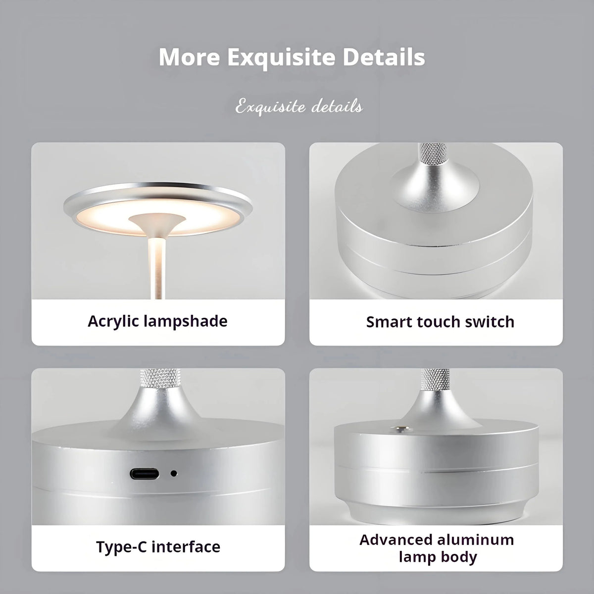 KFV Rechargeable Wireless Dimmable Table Lamp - BaseMaxCore