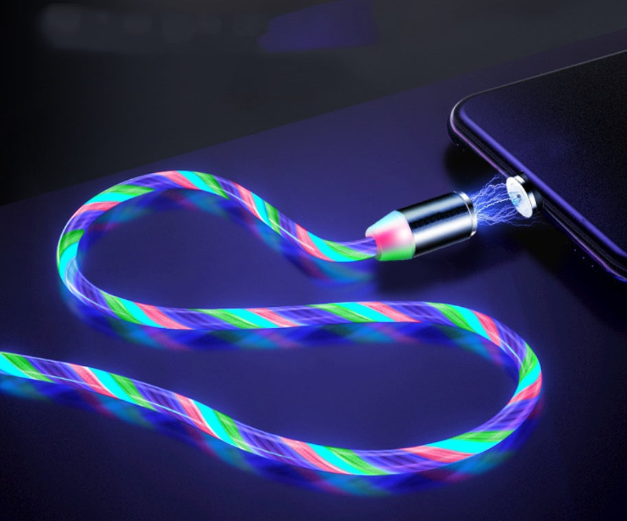 Magnetic LED Multi-Tip Charging Cable - BaseMaxCore