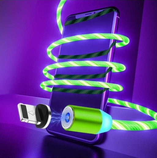 Magnetic LED Multi-Tip Charging Cable - BaseMaxCore